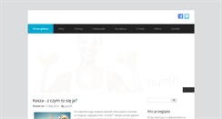Desktop Screenshot of gymfit.pl